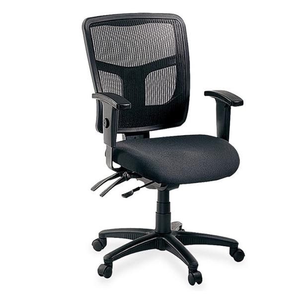 86000 Series Mesh Back Managerial Chair Black Frame Black Fabric Ea