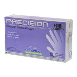 Precision Nitrile Exam Gloves X-Small Violet Non-Sterile