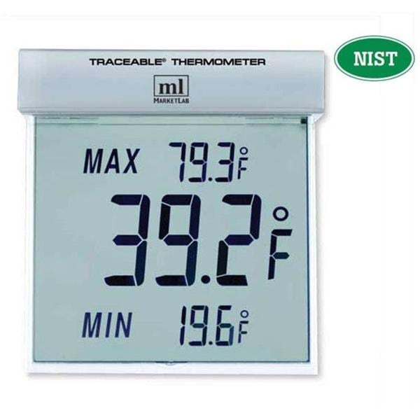 See-Thru Thermometer Wall Mount Ea