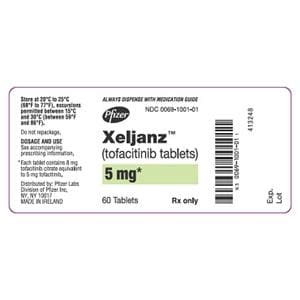 Xeljanz Tablets 5mg Bottle