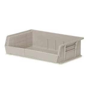 Organizer Bin Stone Heavy Duty Polymer With Label Slot 16-1/2x10-7/8x5" Ea