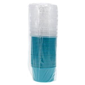 Denture Container Aqua With Lid 25/Tb