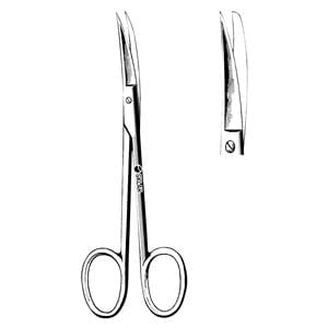 Wagner Scissors Curved 4-1/2" Stainless Steel Non-Sterile Reusable Ea