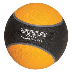 Medicine Ball 9" Orange/Black 10lb