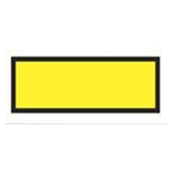 ColorTrack Tape Instrument ID 8-1/2x11" Sheet/1/4" Flexible Yellow Ea