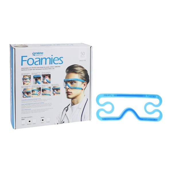 Foamies Protective Eyewear Medium Clear 50/Bx