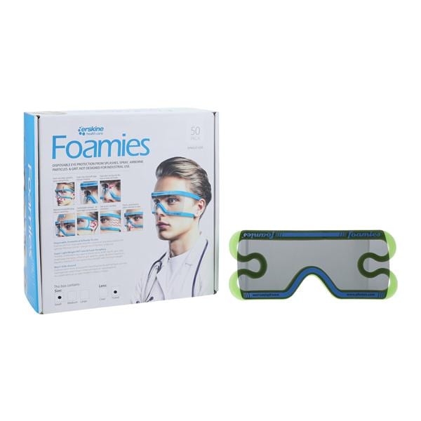 Foamies Protective Eyewear Small Tinted 50/Bx