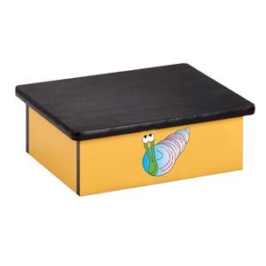 Step Stool Yellow Ocean Snail Non-Skid Tread Ea