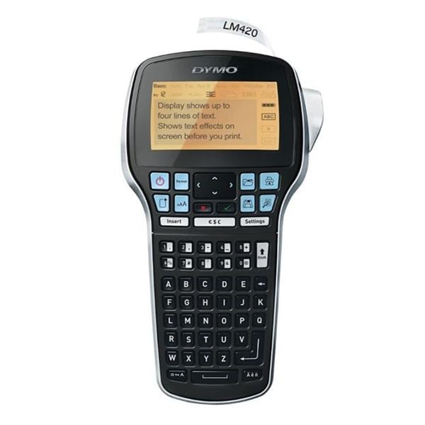 Dymo 420P High Performance Portable Handheld Label Maker Ea