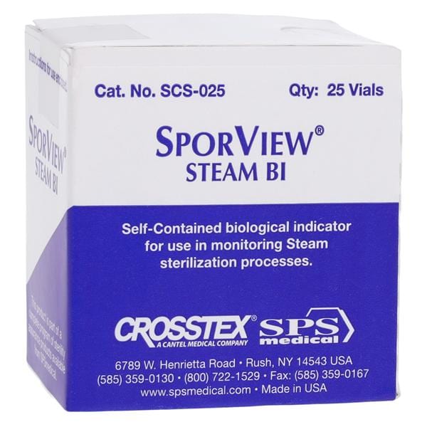 SporView Biological Self Contained Indicator 25/Bx