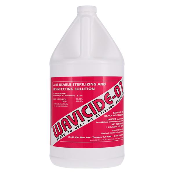 Wavicide 01 Surface Liquid Disinfectant 2.65% Glutaraldehyde 1 Gallon Ea