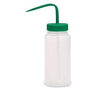 Wash Bottle Plastic Green 500mL 2/Pk