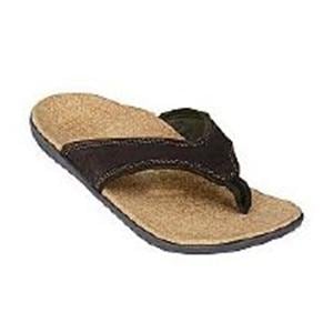 Spenco Yumi Select Total Support Sandal Adlt Lthr Upr/EVA Ftbd Drk Brn M9