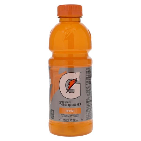 Gatorade Sports Beverage Orange 20oz Wide Mouth Bottle 24/Ca