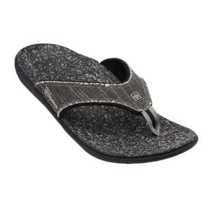 Spenco Yumi Total Support Sandal Adult Canvas Upper/EVA Footbed Black Men 7