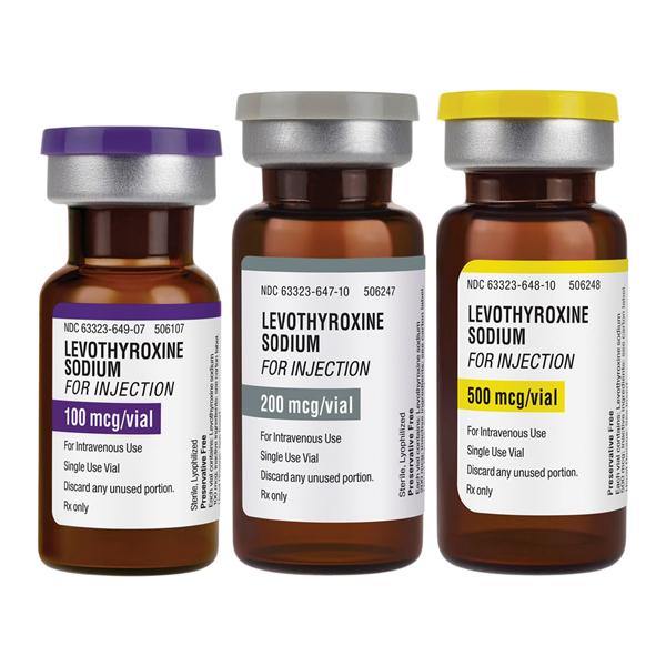 Levothyroxine Sodium Injection 200mcg/Vl Powder SDV 10mL/Vl