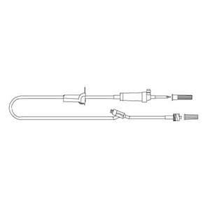 IV Administration Set Injection Site 84" 20 Drops/mL Priming Volume 20mL 50/Ca