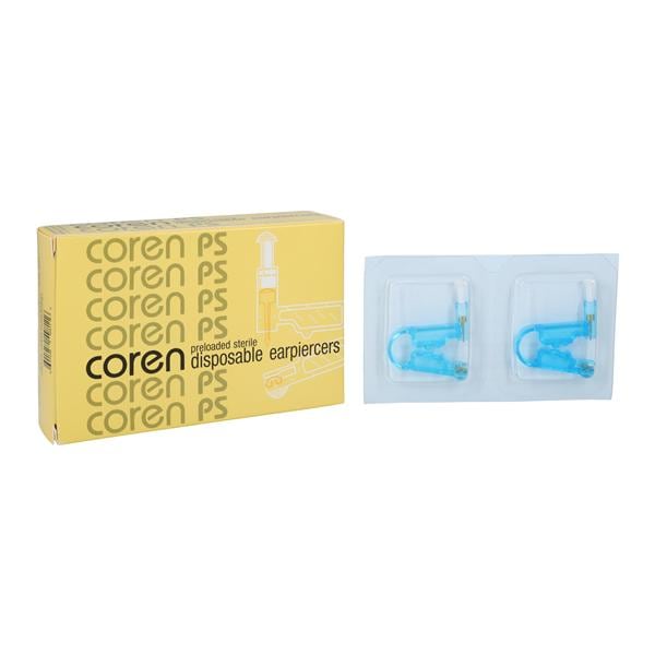 PS Ear Piercer Diamond Cut Sterile Disposable 6Pr/Bx