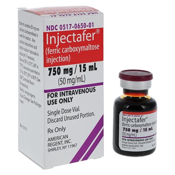 Injectafer Injection 50mg/mL SDV 15mL/Vl