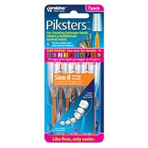 Piksters Interdental Brush Size 8 Extra Wide Orange 4pk/Bx