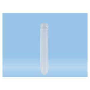 Test Tube Polypropylene 10mL 15.3x92mm Non-Sterile 100/Pk