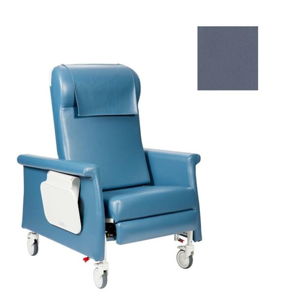 CareCliner Elite XL Clinical Recliner 450lb Capacity Manual Storm Ea