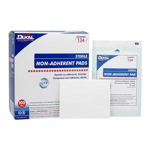 Film Pad 3x4" Sterile Non-Adherent White Absorbent LF, 12 BX/CA