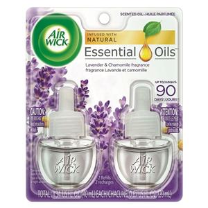 Air Wick Scented Oil Warmer Refills Lavender & Chamomile 0.67 Oz 2/Pk