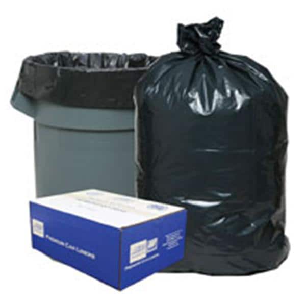 Can Liner Black 31-33 Gallons 33x39" 250/Ca