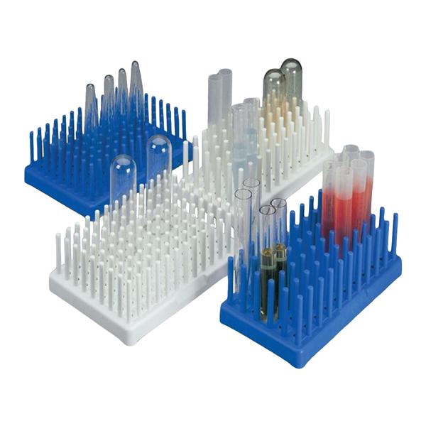 Nalgene Test Tube Peg Rack 10-13mm 96 Place Blue 4x2/Ca