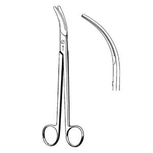 Parametrium Scissors Full Curve 9" Stainless Steel Non-Sterile Reusable Ea