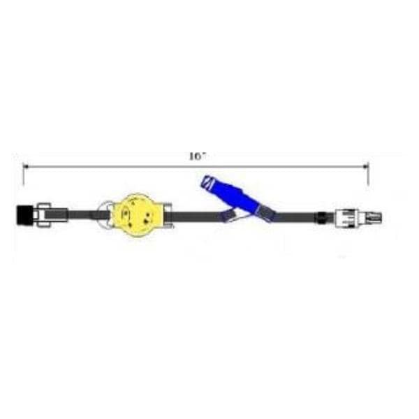 IV Extension Set Needleless 16" Rotating Adapter 50/Ca