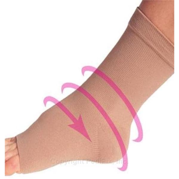 Pedi-Smart Compression Sleeve Ankle Size 5 X-Large 100% Spandex 10.25-11" Univ