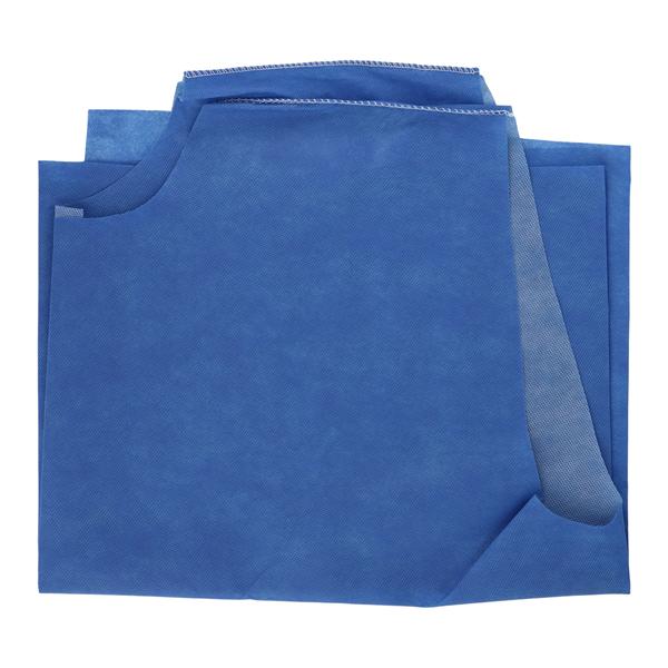 Exam Cape 26 in x 60 in Blue Disposable 100/Ca