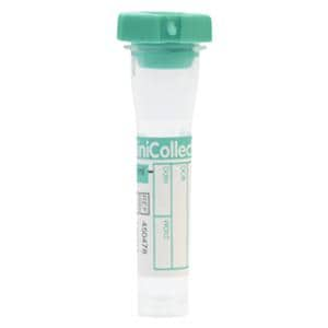 Vacuette Minicollect Capillary Tube Light Green 0.8mL XCt Cp Plypro 1000/Ca