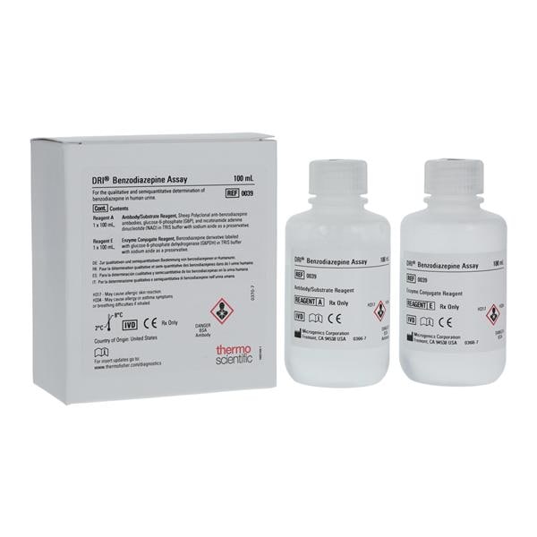 DRI BENZ: Benzodiazepines Reagent Test Kit 2x100mL Ea