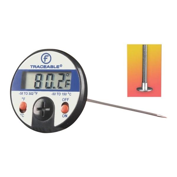 Traceable Surface Dial Thermometer ABS Plastic -50 to +150°C Ea