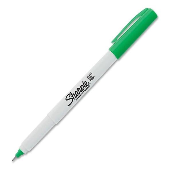 Sharpie Permanent Ultra-Fine Point Marker Green Ea