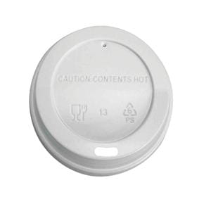 Highmark Insulated Hot Cup Lids White 500/Pk