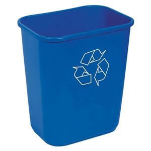 Highmark Brand Recycling Bin 3.25 Gallons Blue Ea