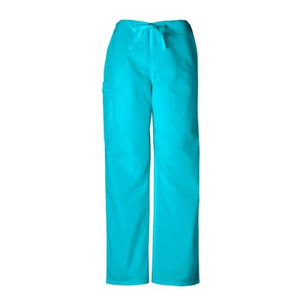 Scrub Pant 3 Pockets X-Small Turquoise Unisex Ea