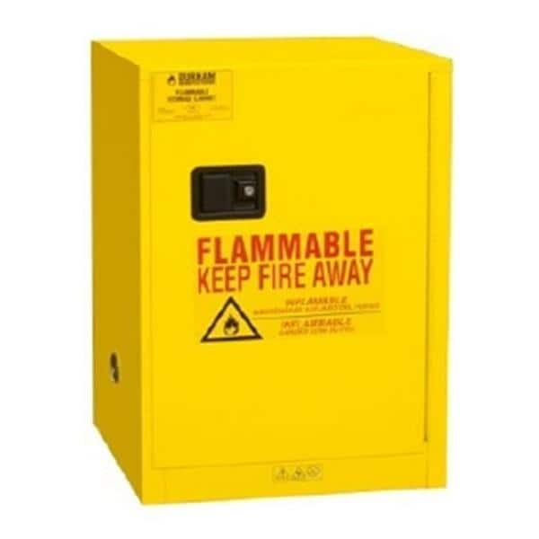 Flammable Storage Cabinet Manual Door/1 Shelf HD Stl Kylck/Pdlck Brckt Yw Ea