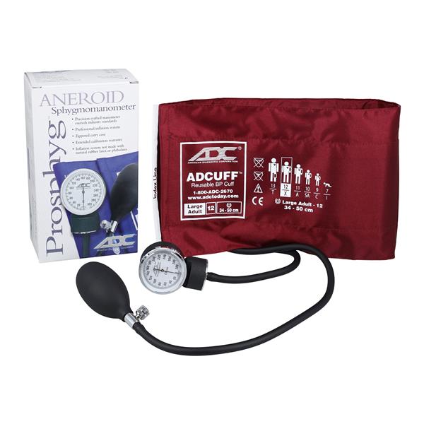 Prosphyg 760 Series Aneroid Sphygmomanometer Size 12 Burg LF Arm Dial Display Ea