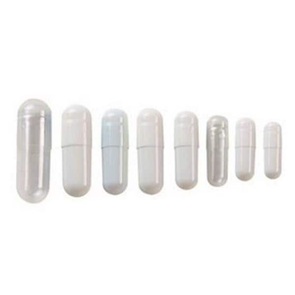 Empty Capsule Gelatin Transparent Size 0