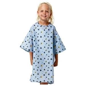 Pediatric Gown Adult Medium Blue Ea