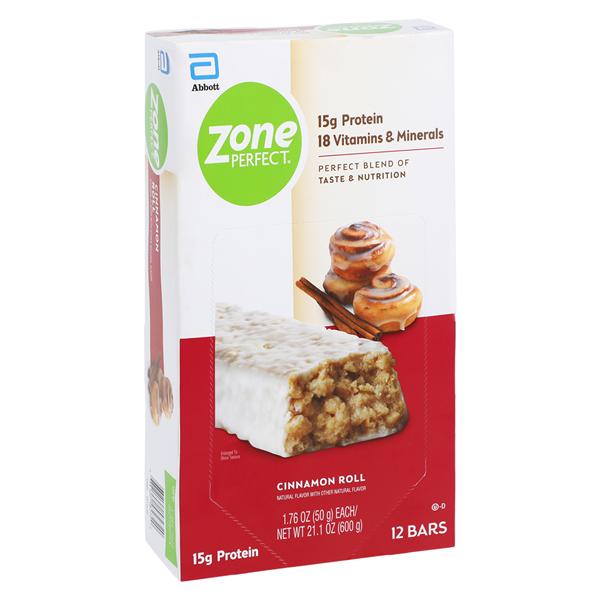 Zone Perfect Nutritional Bar Cinnamon Roll Box 12/Bx