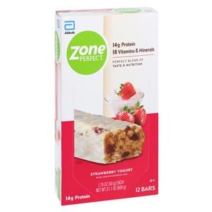 Zone Perfect Protein Bar Strawberry Yogurt Bag-In-Box 12/Bx