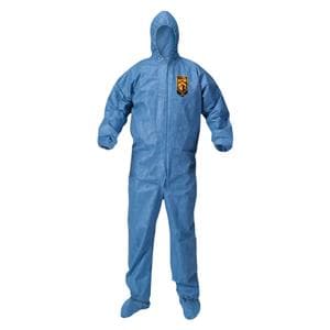 Kleenguard A60 Protective Coverall 3 Lr SMS/Flm Otr Lr Large Blue 24/Ca