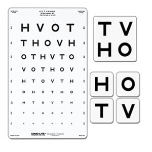 Eye Chart 10' Testing Distance Ea