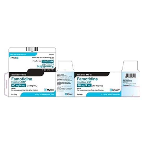 Famotidine Injection 10mg/mL MDV 4mL 10/Bx